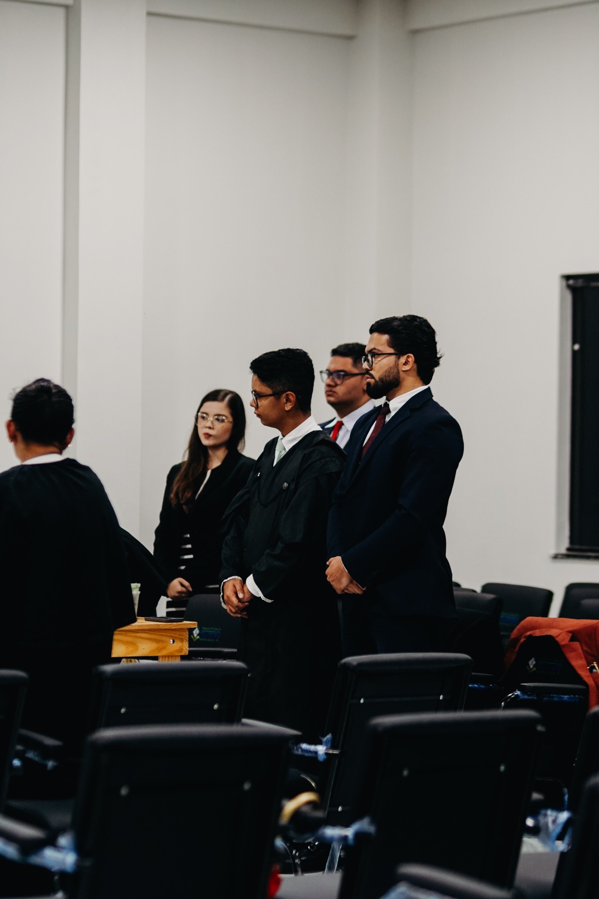 Advogados do Amsterdam Advogados em atuação no tribunal